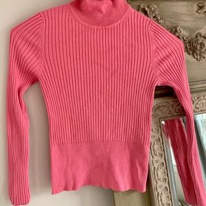 NWT ZARA Ribbed Knit Sweater - Pink Small